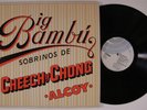 CHEECH & CHONG Big Bambu ODE LP VG+ die-cut unipak with rolling paper j