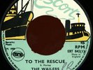 THE WAILERS To The Rescue / Run For Cover 45 Escort Rare Reggae Bob Marley