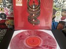 TOTO IV VG++ CLEAR/RED SWIRL VINYL W/HYPE STICKER