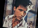 COREY HART AUTOGRAPHED First Offense LP  - ST-17117 W/poster