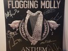 Anthem Flogging Molly Autographed Signed Flat