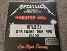 Metallica Live at Webster Hall Vinyl 3 LP set 9/27/16