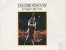 Freddie Mercury Living On My Own Vinyl Single 7inch NEAR MINT CBS