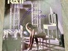 RATT-STEPHEN PEARCY SIGNED INVASION OF YOUR PRIVACY ORIG USA VINYL LP W PROOF