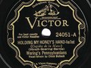 Victor #24051: Waring's PA's-Holding My Honey's Hand/Only Walking In Moonlight E