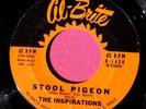 THE INSPIRATIONS - Stool Pigeon / Angel in Disguise - clean 45 rpm Al-Brite 1650