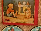 1931 *COLOR* Victor 3 78RPM Records SET IN ALBUMN #221-223 Winnie the Pooh Songs