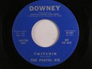 Instrumental Surf 45 PASTEL SIX Twitchin DOWNEY VG++ promo HEAR d