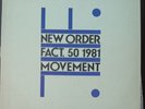 New Order ‎– Movement - 1983 reissue LP record excellent, cover G+