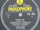 THE BEATLES -RUBBER SOUL - 1965 - PCS 3075 - PARLOPHONE **RARE STEREO**