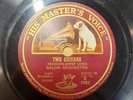 HMV RECORD, TWO GUITARS - BLACK EYES, RUSSIAN GYPSY SONGS, SALON ORCHESTRA, 1926