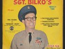 SGT. BILKO - PHIL SILVERS - MARCH TIME -  PETER PAN RECORDS # 475 - 1958 -VG++