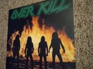 Overkill-Feel The Fire Silver Label Megaforce Records 1981 Used