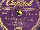 CLASSIC DEAN MARTIN 78 SWAY / PRETTY AS A PICTURE UK GOLD CAPITOL CL 14138