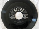 Burl Ives - Cowboy's Lament / Down In The Valley 45 RPM Decca Records Vinyl 7”