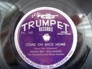 Blues by SONNY BOY WILLIAMSON Come On Back Home/Stop Crying On TRUMPET 140 /Nice