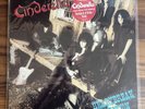 Cinderella- Heartbreak Station vinyl, Hyper Sticker W/ Inner Sleeve/Lyrics 1990