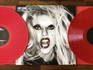Lady Gaga Born This Way UO Limited Edition Opaque Red Vinyl 2LP, Used, Like New