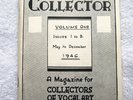 FIRST ISSUES 1946 The RECORD COLLECTOR Magazine Vol I 1-8 May to Dec Discography