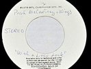 BEATLES 1978 PAUL McCARTNEY AND WINGS 45 RARE TEST PRESSING 'WITH A LITTLE LUCK'