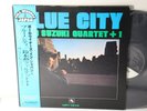 Isao Suzuki Quartet + 1 – Blue City, 1980 LP w/OBI, Three Blind Mice 18PJ-1013