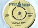 RARE THE MAYTALS 54-46, THAT'S MY NUMBER 68 PYRAMID UK REGGAE 45 VG+  ROCKSTEADY