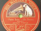 Jacques Thibaud Violin Debussy Saint-Saens French 78RPM HMV DA 620