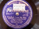 Paramount 12249 Fletcher Henderson Or EVERYBODY LOVES MY BABY  78rpm 1925 V JAZZ