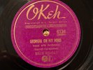 78 RPM - Billie Holiday, Okeh 6134, Georgia On My Mind/Let's Do It, E-, Jazz