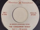 THE CONQUEROR WORM Movie Radio Spot 1968 Horror Exploitation Film Vincent Price