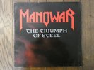 MANOWAR- THE TRIUMPH OF STEEL+ INNER- X2 LP - 1992 ORIGINAL - GERMAN - VG++