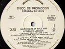 GEORGE HARRISON Somewhere in England  LP Promo Peeruvian