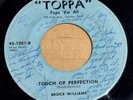 RARE Signed/Inscribed Rockabilly BROCK WILLIAMS What Am I TOPPA 45-1001 *LISTEN