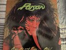 Poison Open Up And Say ...Ahh  LP Vinyl C1-48493 promo Capitol  US 1988 RARE HTF