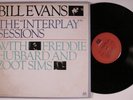 BILL EVANS/FREDDIE HUBBARD/ZOOT SIMS The Interplay Sessions MILESTONE 2XLP VG+ o