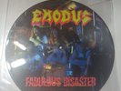 exodus fabulous disaster vinyl Picture Disc LP 1988 Original Testament Metallica