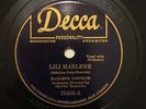 MARLENE DIETRICH LILI MARLENE DECCA  78 RPM