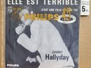 D - RARE SP Jukebox Johnny Hallyday ORIGINAL INSERT TONGUE PHILPS Pouch