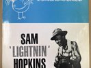SAM LIGHTNIN HOPKINS-ROOSTER CROWED IN ENGLAND-OG UK 77 RECORDS LP-INC BIO SHEET