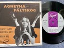 AGNETHA FÄLTSKOG - SLUTET GOTT, ALLTING GOT rare SWEDEN 1968 / PRE - ABBA / EX++