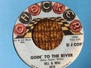 45 RPM Bill & Will CHECKER DJ 1070 Goin to the River ROCKABILLY VG