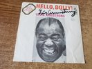 HAND SIGNED 1964 vg+ Louis Armstrong Hello, Dolly  SEE NOTES  SLEEVE ONLY 45