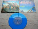 iron maiden the trooper blue vinyl with poster picture sleeve 2005