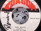 ALTON & THE NEW ESTABLISHMENT SHE BOOM B/W VERSION 45 COXSON RARE ROCKSTEADY