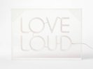 Love Loud Novelty Light Tabletop Display Message Pride