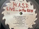 WASP W.A.S.P.  Live In The Raw 1987 Vinyl LP Record VG With Insert