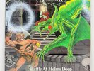 Attacker Battle At Helms Deep Vinyl LP 1985 Metal Blade w/ Insert Rare Vintage