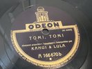 HAWAIIAN 78 RPM Record Hawaii Music Odeon Steel Guitar Kanui and Lula TOMI TOMI