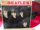 THE BEATLES   MEET THE THE BEATLES ** 1964 Japan ODEON LP RED VINYL w/ INSERT.
