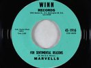 Doo-Wop 45 - Marvells - For Sentimental Reasons - Winn